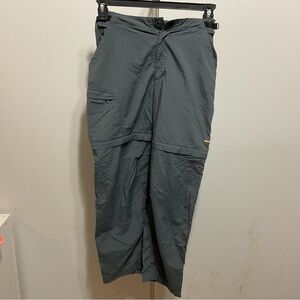 REI Gray Cargo Convertible Track Pants  Size XS
